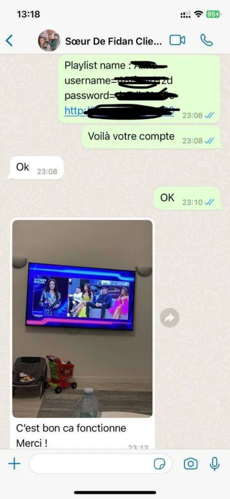 Hjälp med installation på flera skärmar via WhatsApp 6